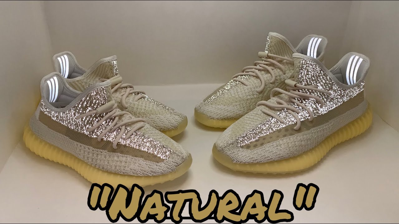 YEEZY Boost 350 V2 “NATURAL” unbox and on Feet