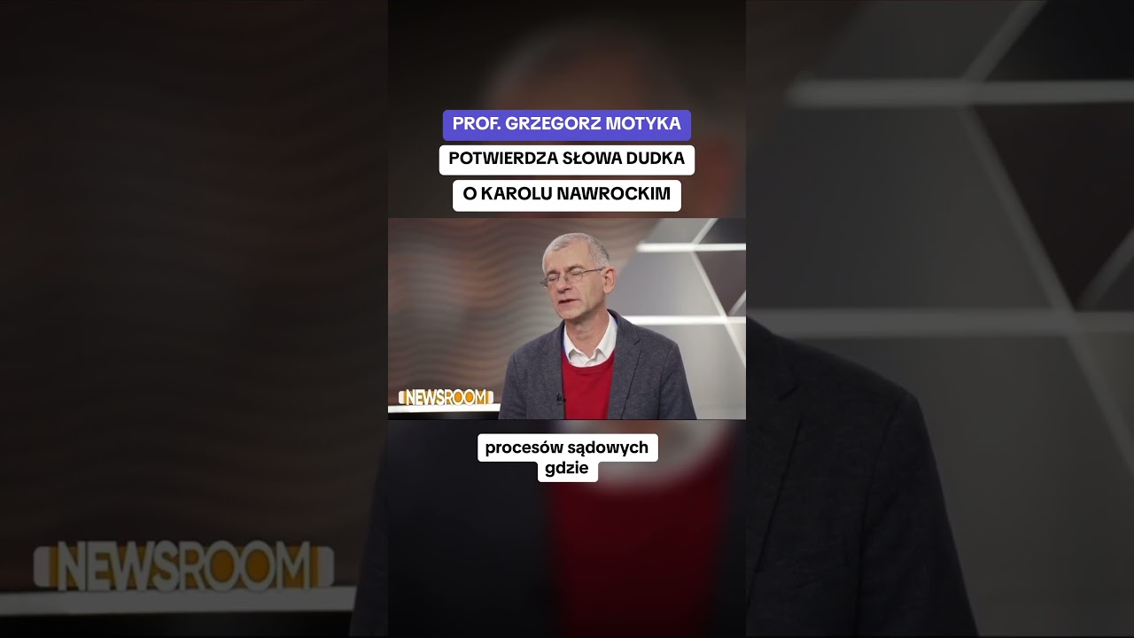 Prof. Motyka szczerze o Karolu Nawrockim! #shorts #polityka #nawrocki #wybory