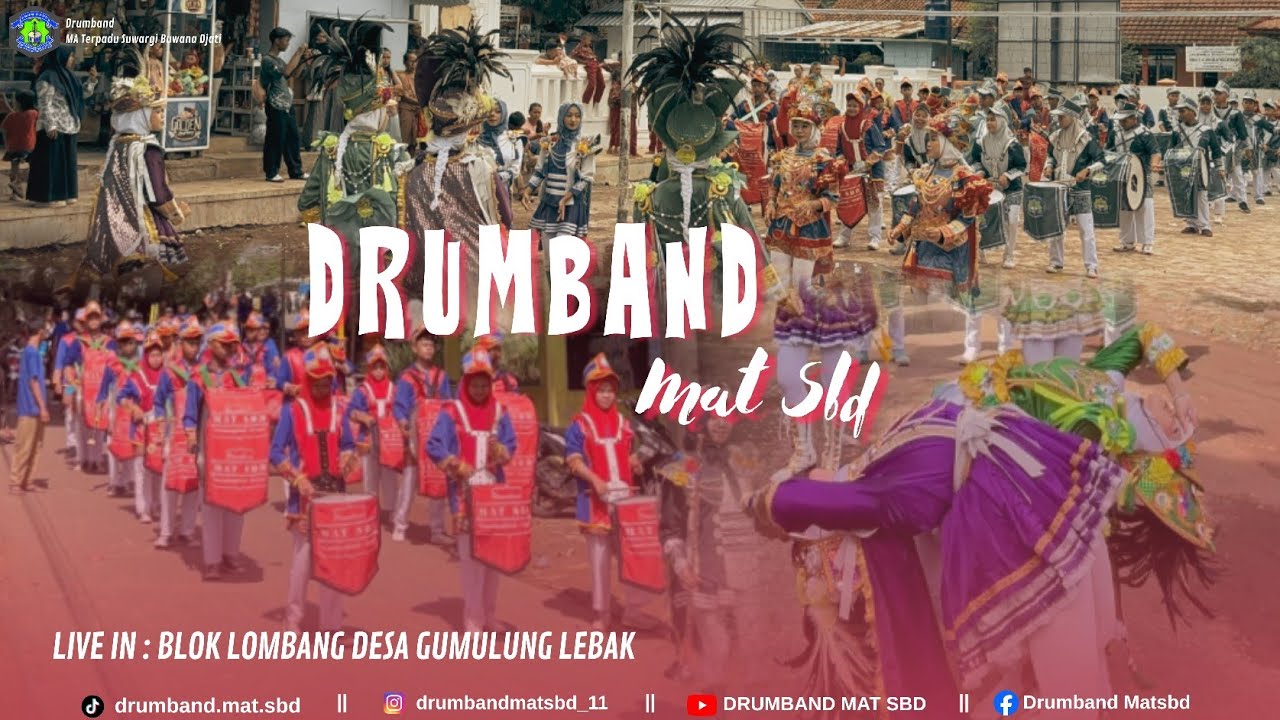 DRUMBAND MAT SBD || 2 GRUP JADI 1 || LIVE IN BLOK LOMBANG DS GUMULUNG LEBAK || 23 OKTOBER 2025‼️