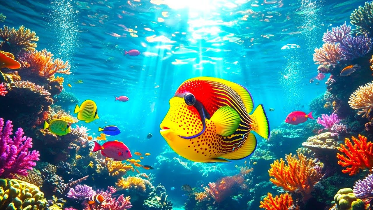 FX Deepsea Lullaby 4K &ndash; The Ocean Rests In a Soft Lull, Cradling Fish Like Small Messengers🌊