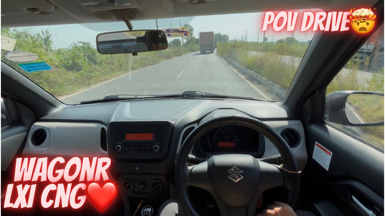 POV DRIVE 🔥ft. Maruti Suzuki WAGON-R LXI CNG ❤️2025