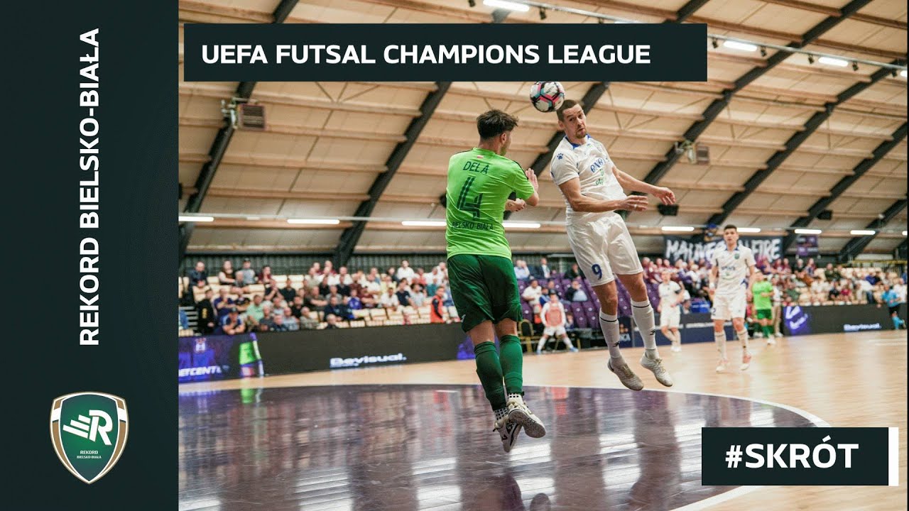 Rekord Bielsko-Biała - HIT Kijów 2:2 (1:1) UEFA Futsal Champions League - skrót