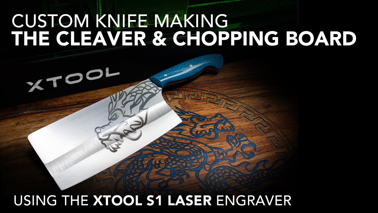 The Best Enclosed Laser Engraver of 2024: Custom Knifemaking with the xTool S1 laser engraver.