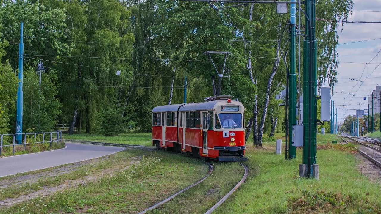 Konstal 102Na #183 - Tramwaje Śląskie (Przejazd, T0)