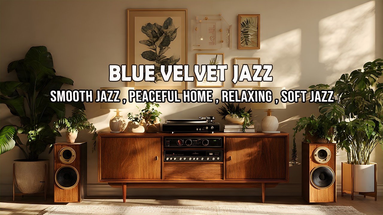 Blue Velvet Jazz — Evening Jazz for Stress Relief & Healing 🎶