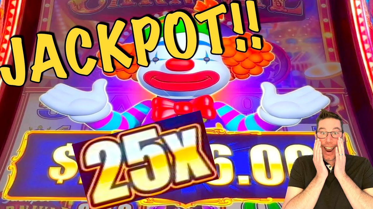 IT REALLY DOES EXIST!! 25X MASSIVE JACKPOT HANDPAY at the Buffalo Carnival 🎡🎢🎠🎰