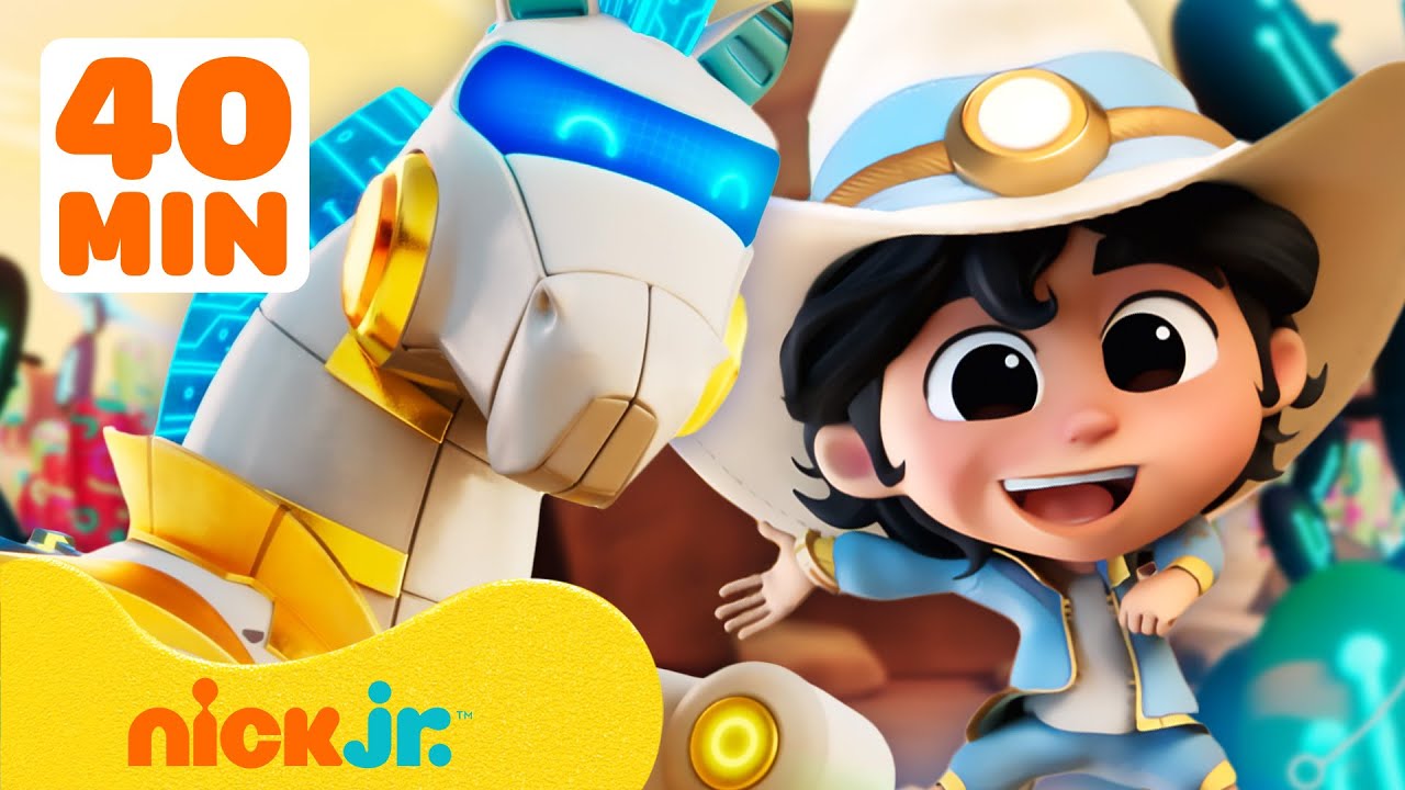 Kid Cowboy Ultimate Rescues & Adventures for 40 Minutes Straight! #2 🤠 | Nick Jr.