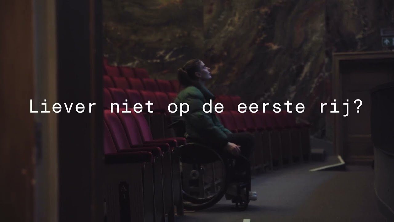 Hoe met een rolstoel naar de Theaterzaal?