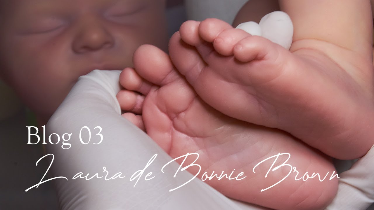 Blog 03, pintando a Laura de Bonnie Brown. Bebé reborn