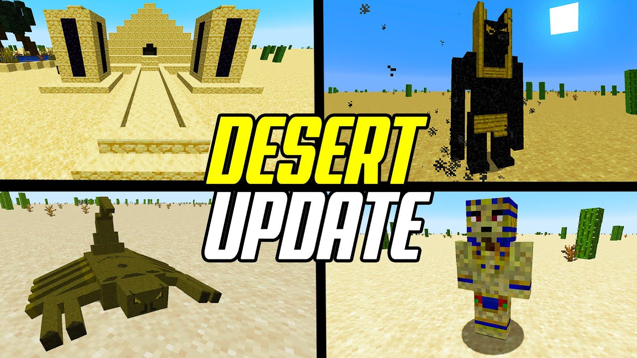 The Minecraft Desert UPDATE We NEED (Desert Expansion Mod Showcase)