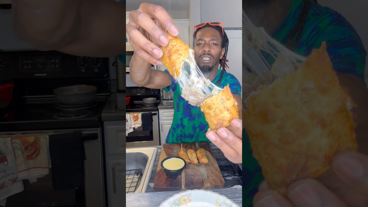 Philly cheesesteak eggrolls recipe #foodie #explore #foryou #fyp #recipe #philly #cheesesteak #cook