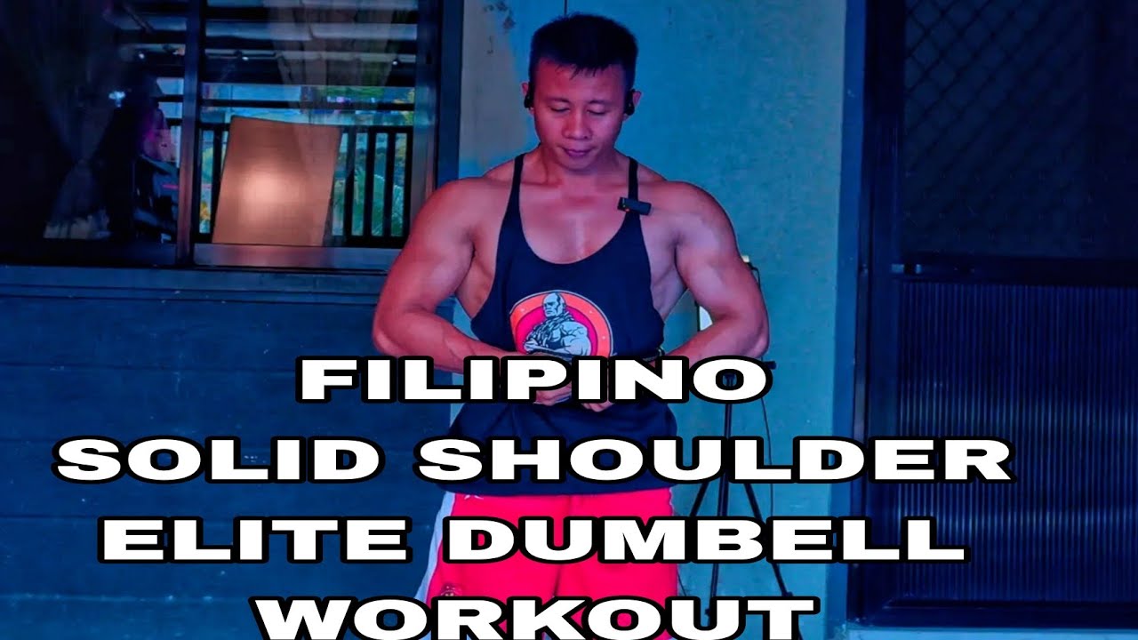 Solid shoulder elite home garage dumbbells' workout, (Episode 2) fitness journey..
