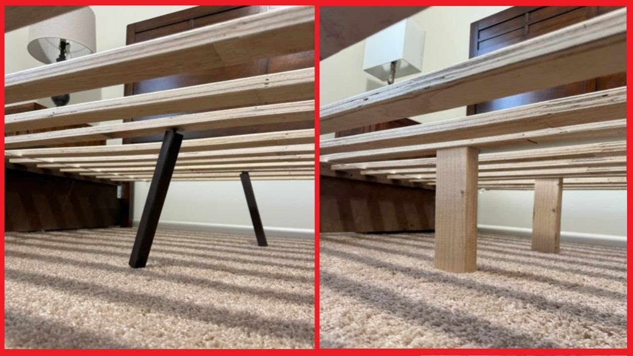 Bed Legs Replacement: Upgrading to Sturdy 2x4 Supports!