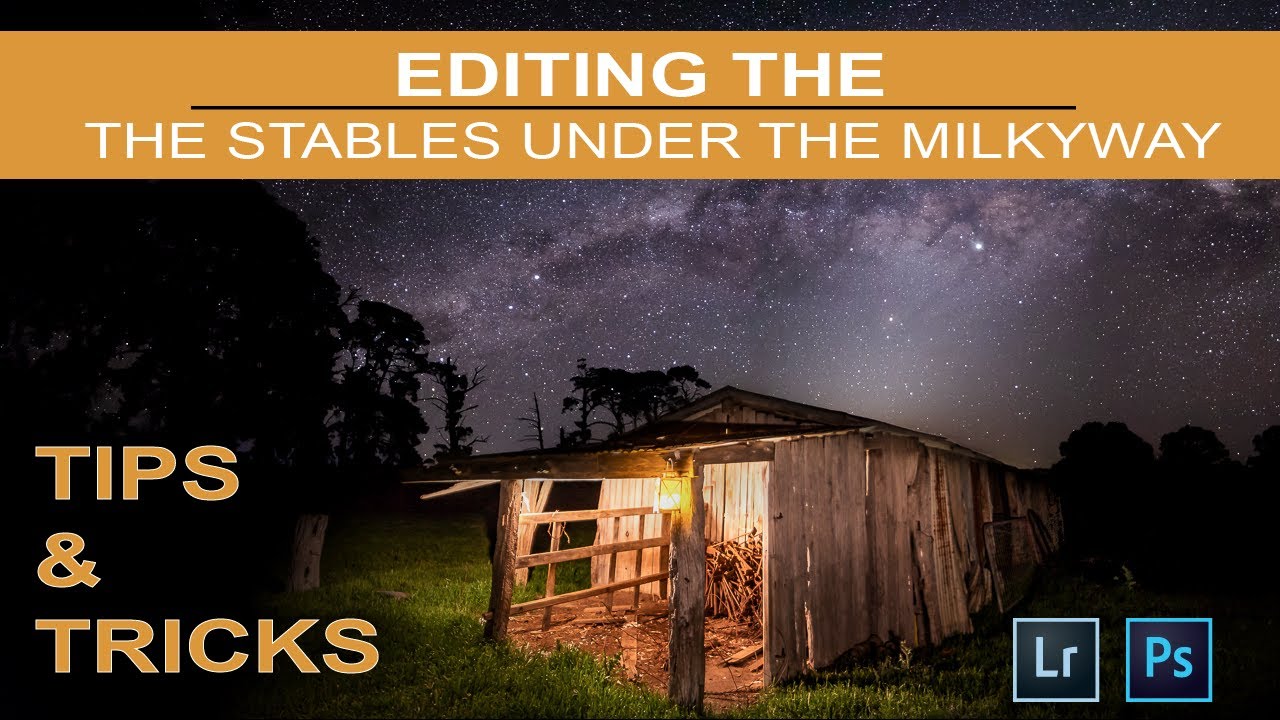 Editing my Milkway Panorama in Lightroom and Photoshop