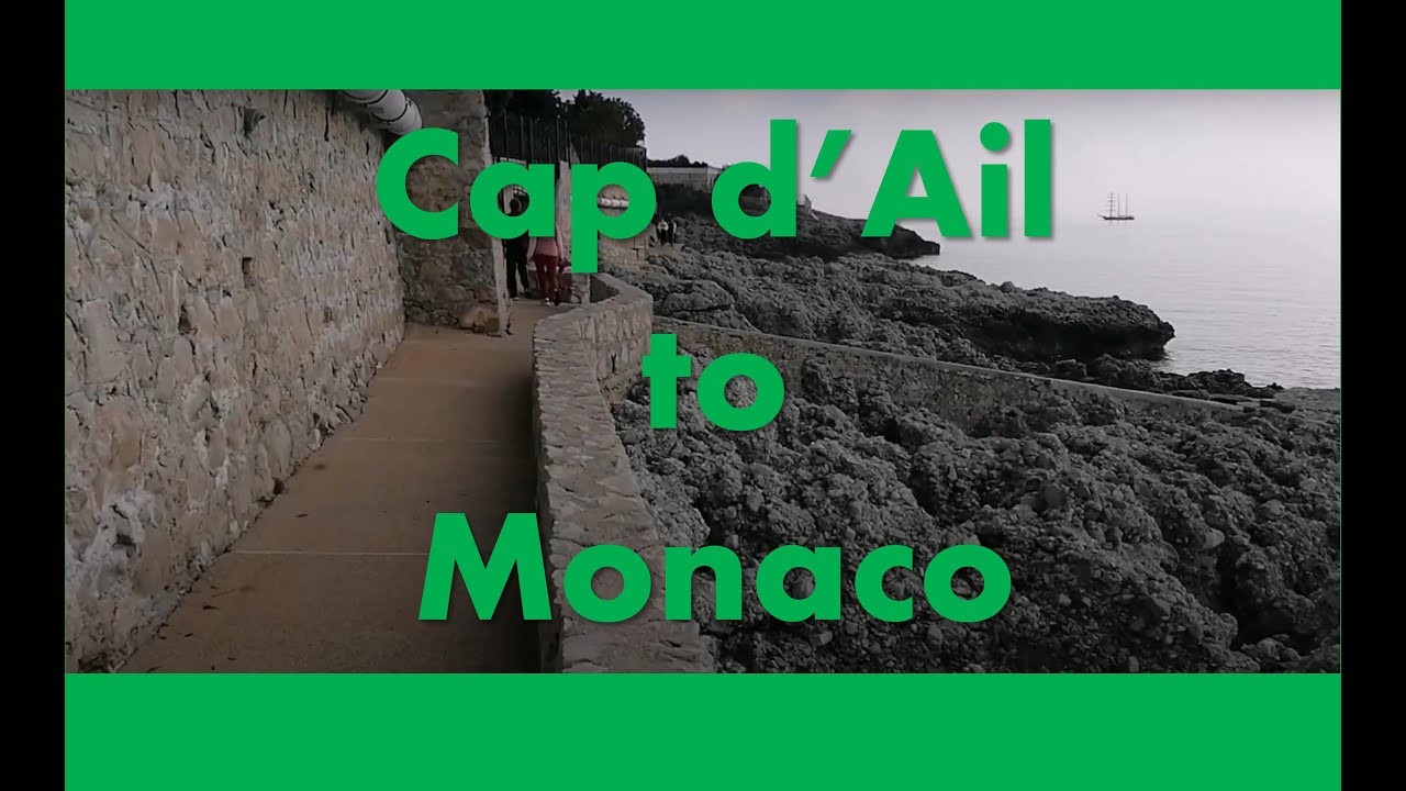 Cap d'Ail to Monaco coastal walk #france #cotedazurfrance #coast #monaco