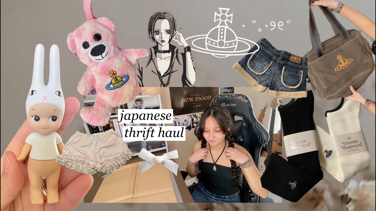 ‧₊˚✩ japan buyee online thrift unboxing- vivienne westwood, liz lisa (japanese mercari try-on haul)