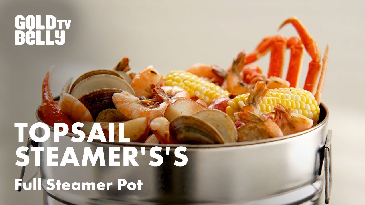 How to Have a Seafood Boil at Home with Topsail Steamer