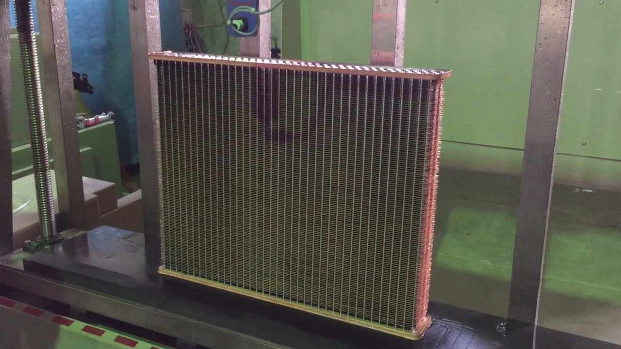 Radiator core Test machine.