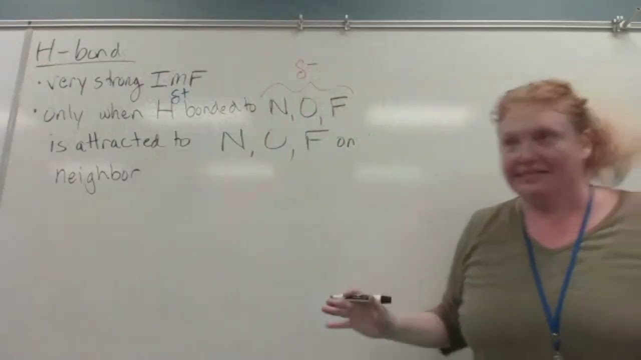 CHEM1412 Poe 2025SP 10.1-IMFs: dipole-dipole, H-bonds; 10.2-liquid properties