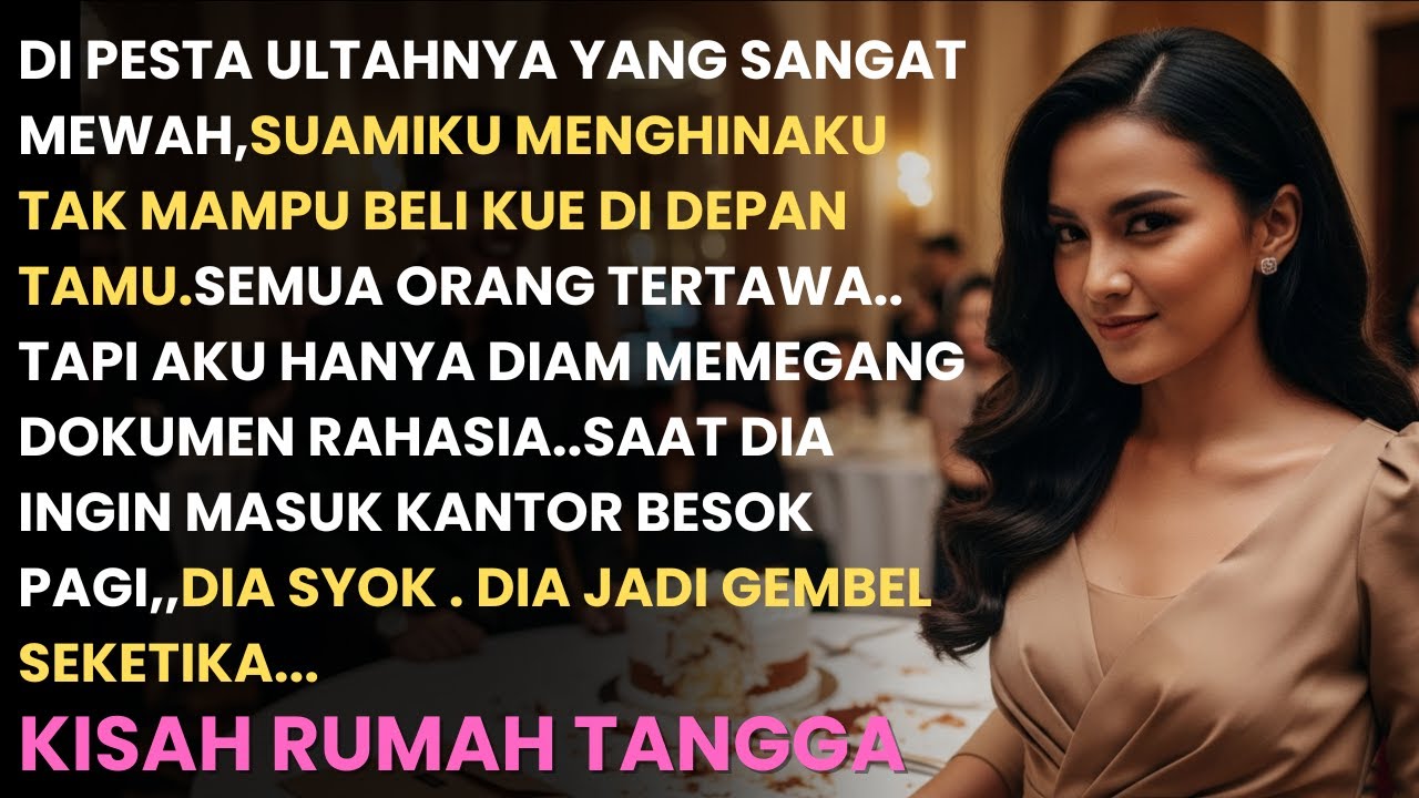 SUAMIKU MENGHINAKU DI DEPAN BANYAK TAMU SAAT ACARA PESTA ULTAHNYA.BESOKNYA  KUBUAT DIA SYOK....