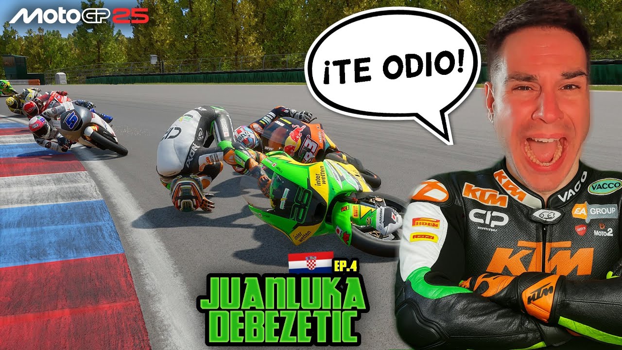¡Me Tiran en la Última Curva! *Mi mayor enfado* 🤬 | Ep. 4 Modo Trayectoria MotoGP 25