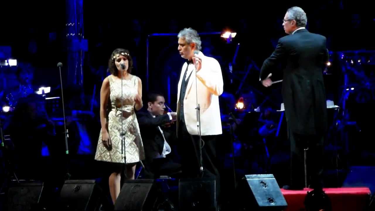Andrea Bocelli y Gabi Moreno La vida es bella