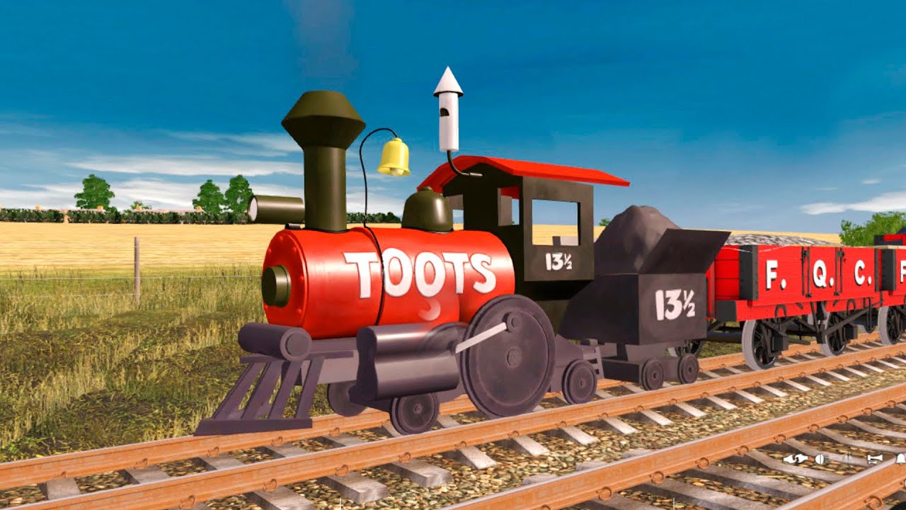 Porky's Railroad 1937 ~ Toots Trainz Red Remake