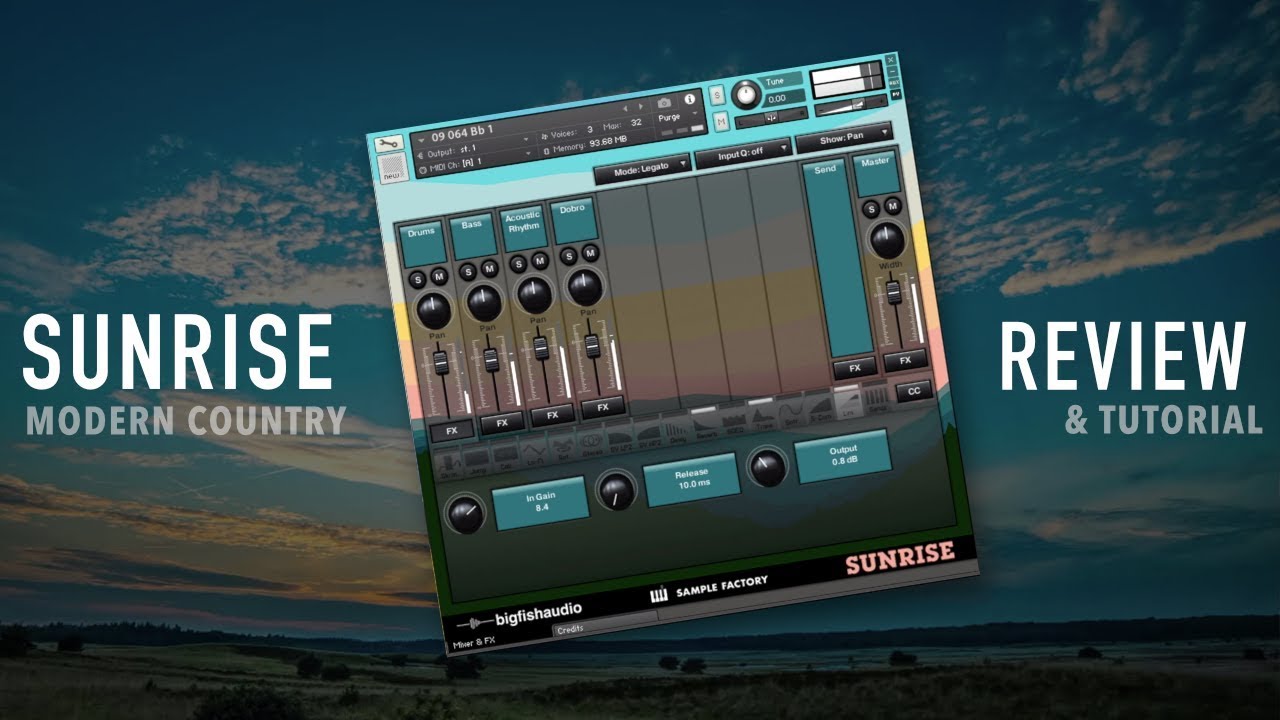 Big Fish Audio - Sunrise: Modern Country - Review and Tutorial