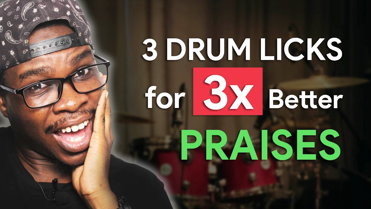3 Drum Licks to Make Your Praises Drumming 3x BETTER (African Gospel) | Jaystiqs