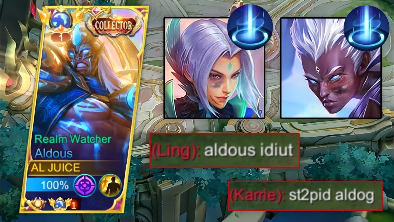 DON'T YOU DARE TO TRASHTALK AND SPAM RECALL INFRONT OF ALDOUS!!