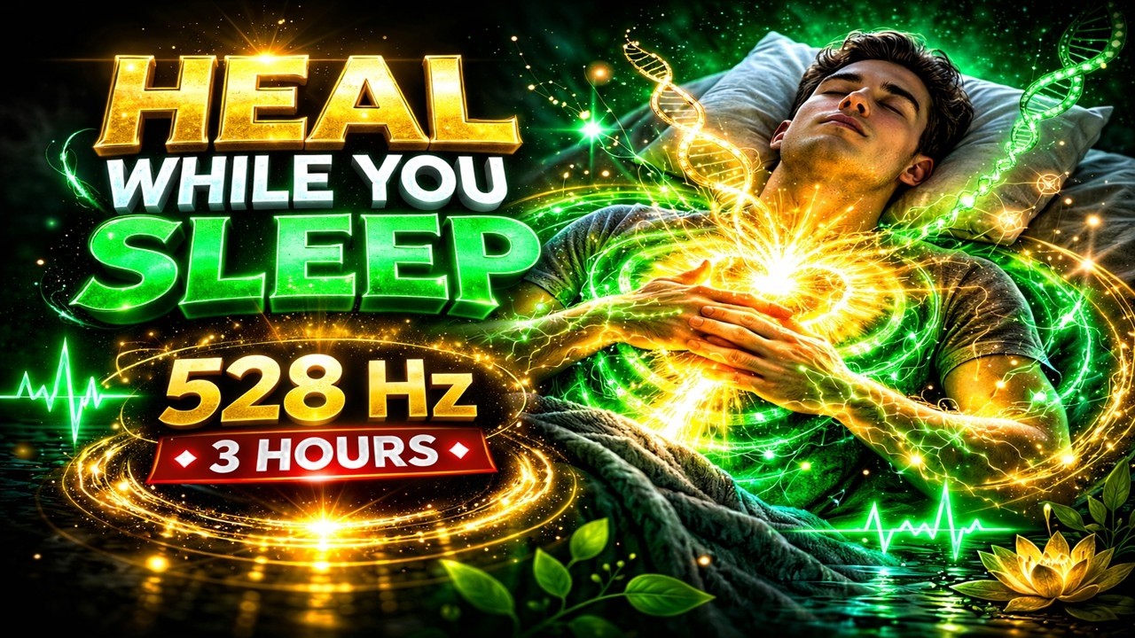 528 Hz Meditation Music | Healing Frequency for Mind, Body & Energy Balance (3 Hours)