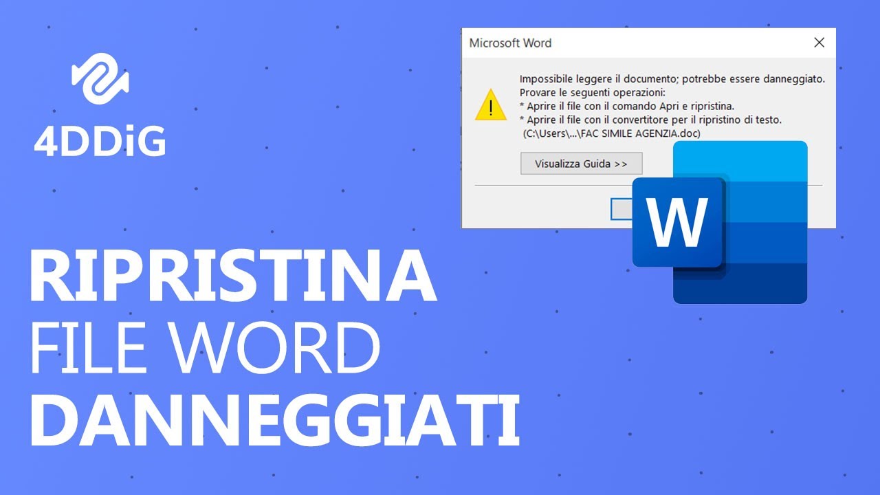 Come riparare file Word danneggiati su Windows - 4 modi
