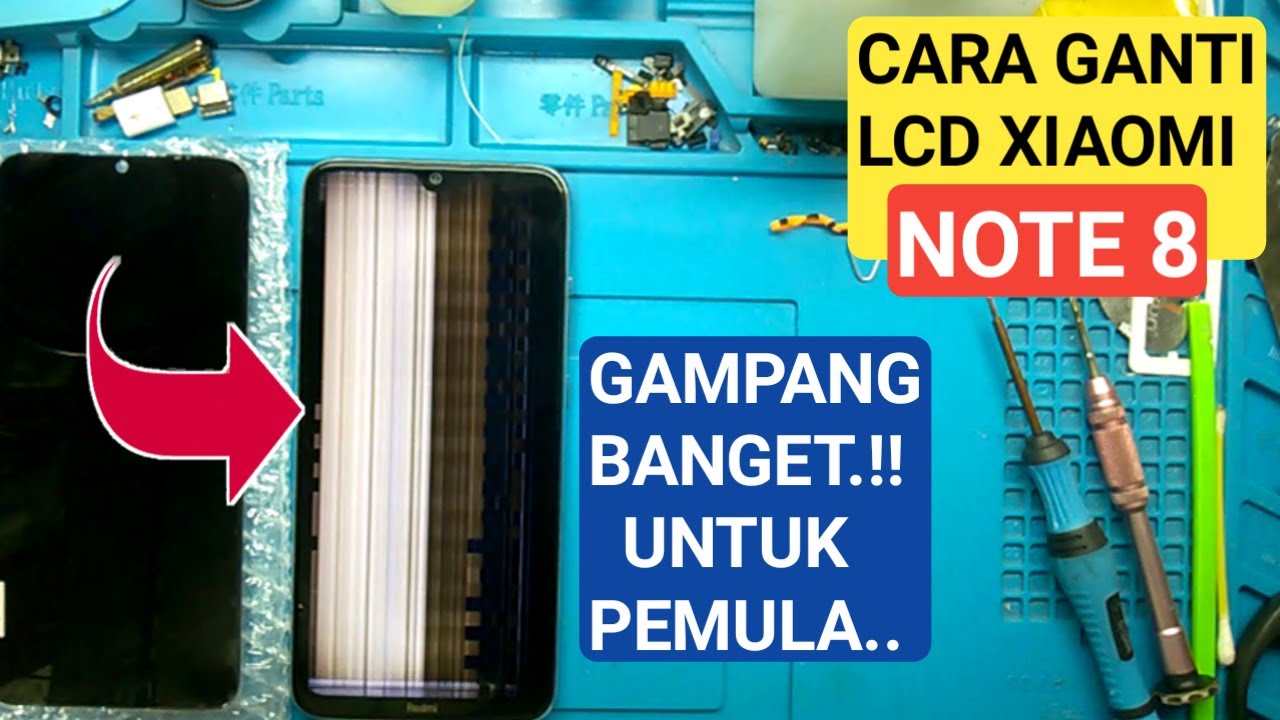 Cara Ganti Lcd Xiaomi Redmi Note 8 Gampang Banget Untuk Pemula || JKS opreker handphone