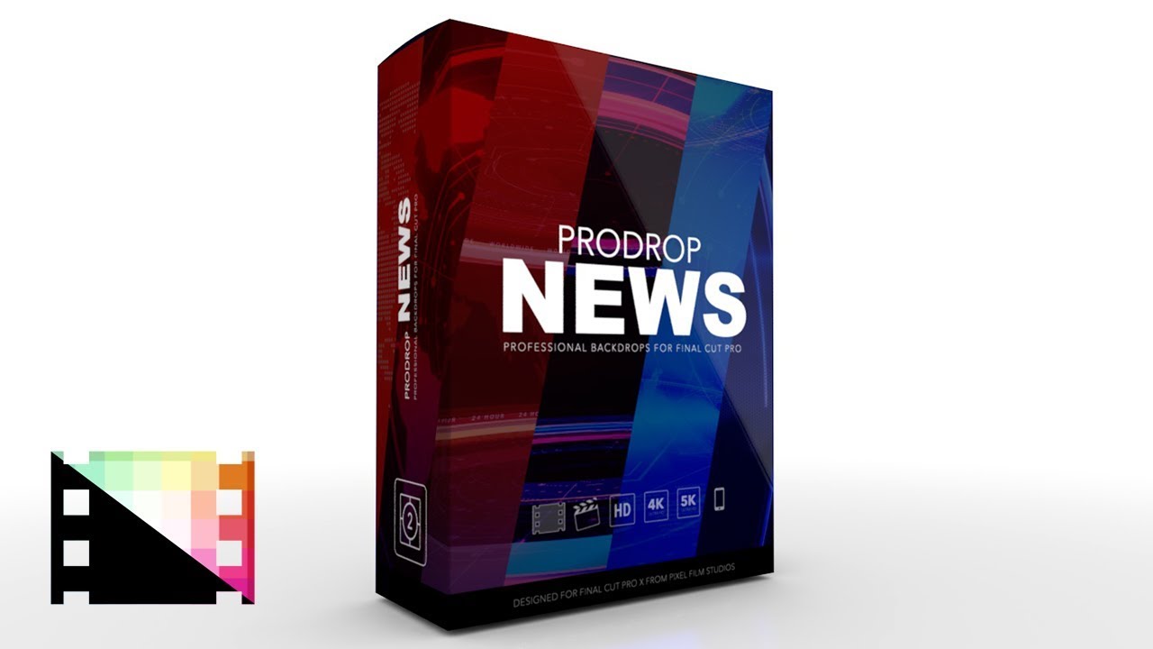 ProDrop News - Professional News Inspired Backdrops for Final Cut Pro X - Pixel Film Studios