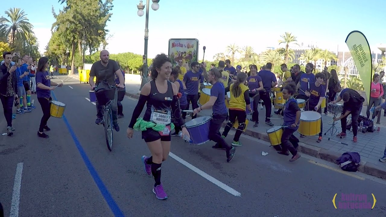 Kultrún Batucada Maratón Valencia 2018