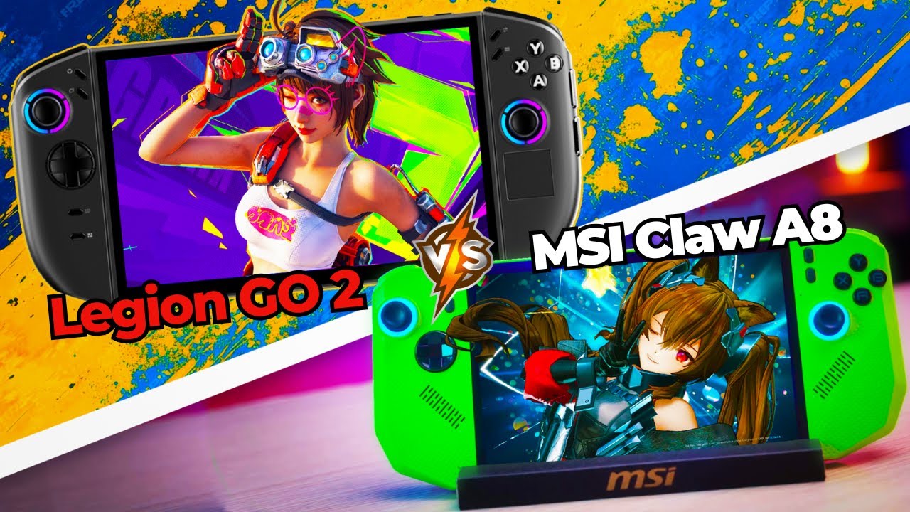 Legion Go 2 vs MSI Claw A8 – The Real Winner May Surprise You