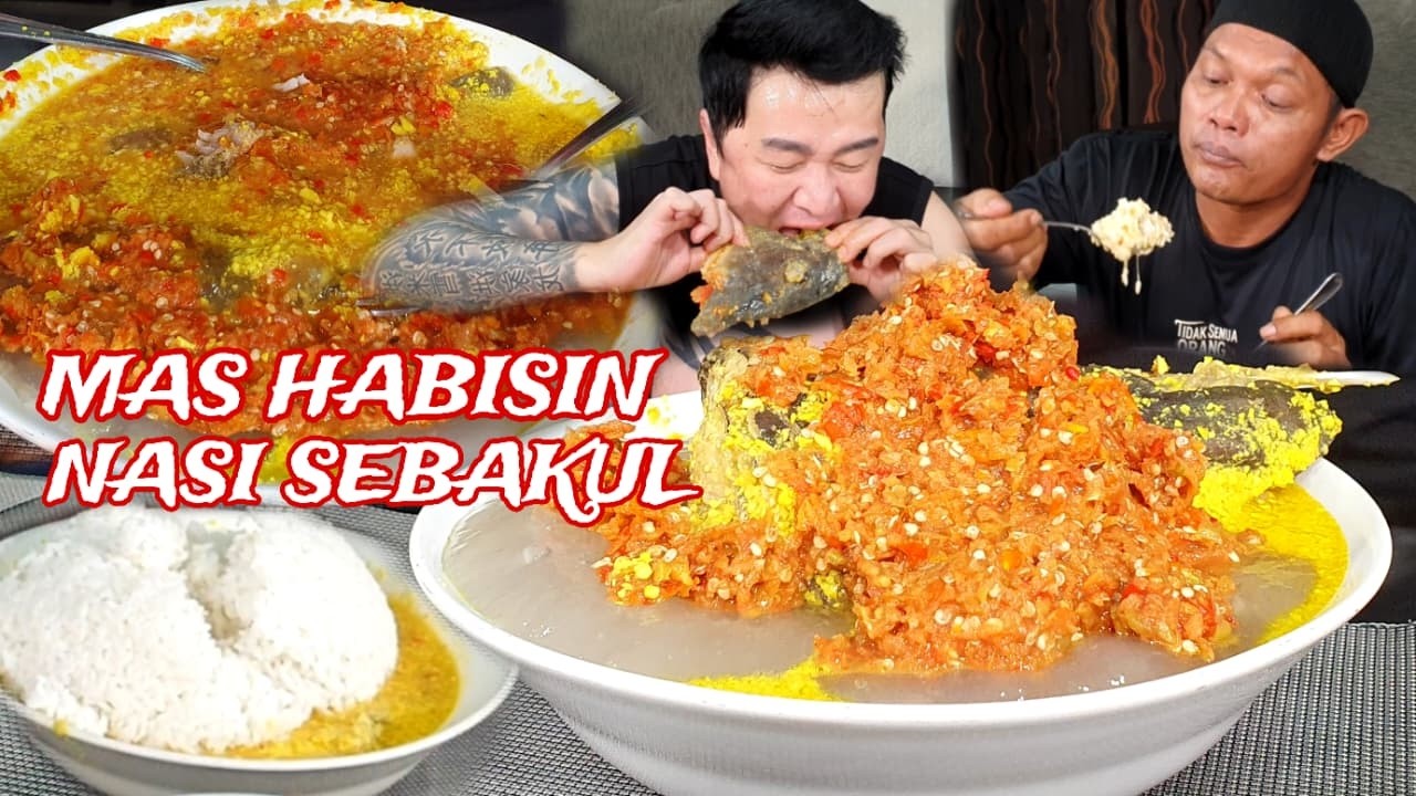 BARBAR MAKAN PAPEDA AMBON DENGAN SAMBAL TERASI MENTAH !!