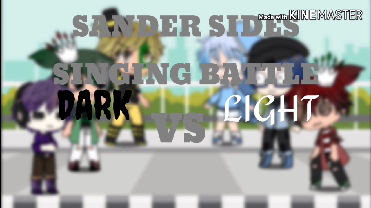 !Sander Sides Singing Battle! DARK VS LIGHT