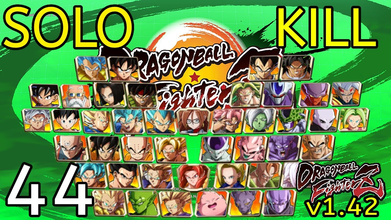 ALL 44 Characters SOLO Kill Combos (Rejump) – DBFZ