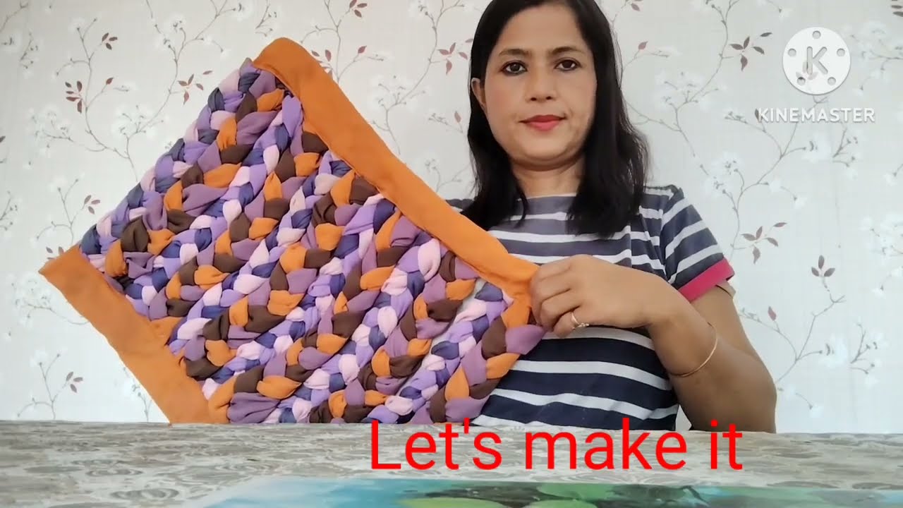 DIY HOW TO MaKE DOORMAT IN A ZERO COST