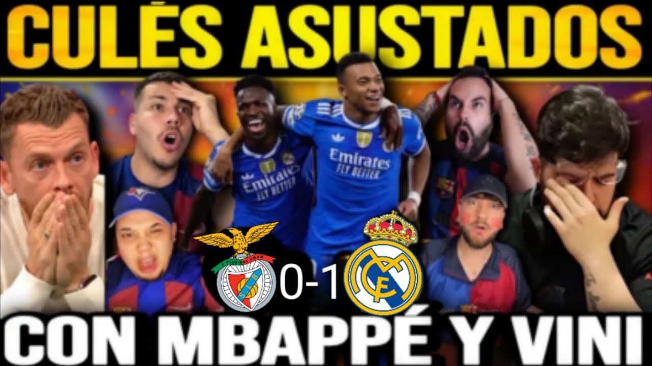 😂🔥 LOS MEJORES LLOROS DE LOS CULES EN EL BENFICA 0-1 REAL MADRID (EL MADRID GANA EN CHAMPIOMS)