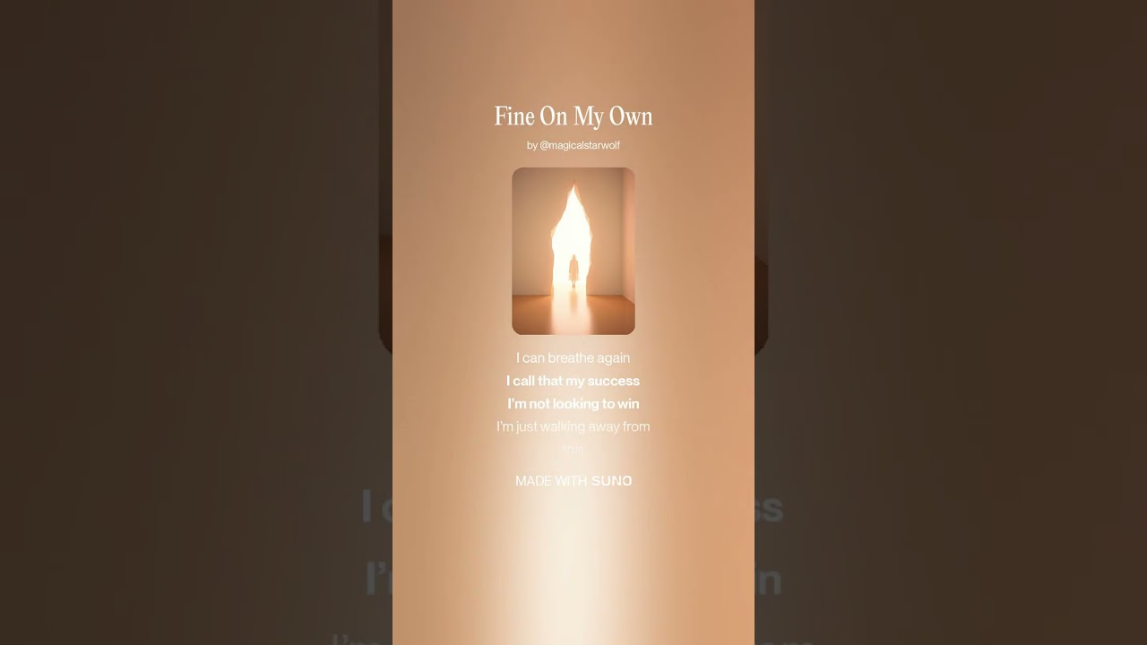 Fine On My Own
