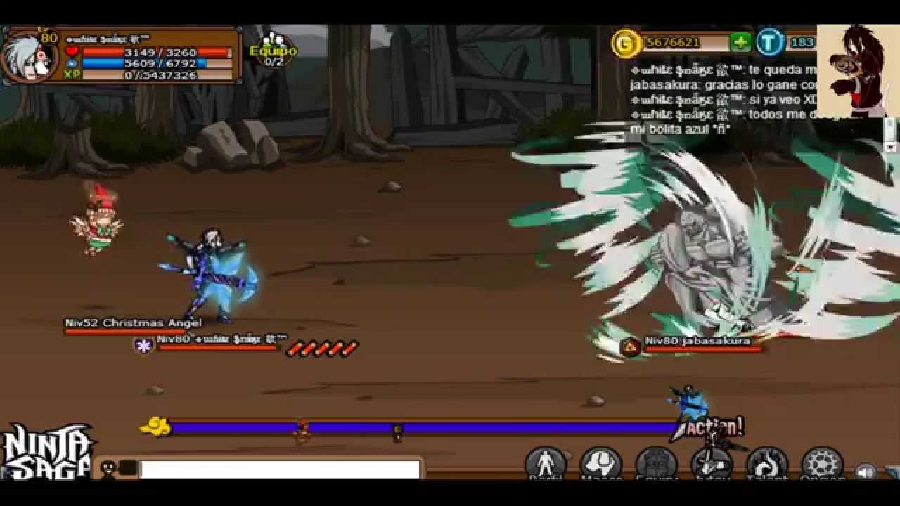 Ninja Saga - Full Water PvP #1