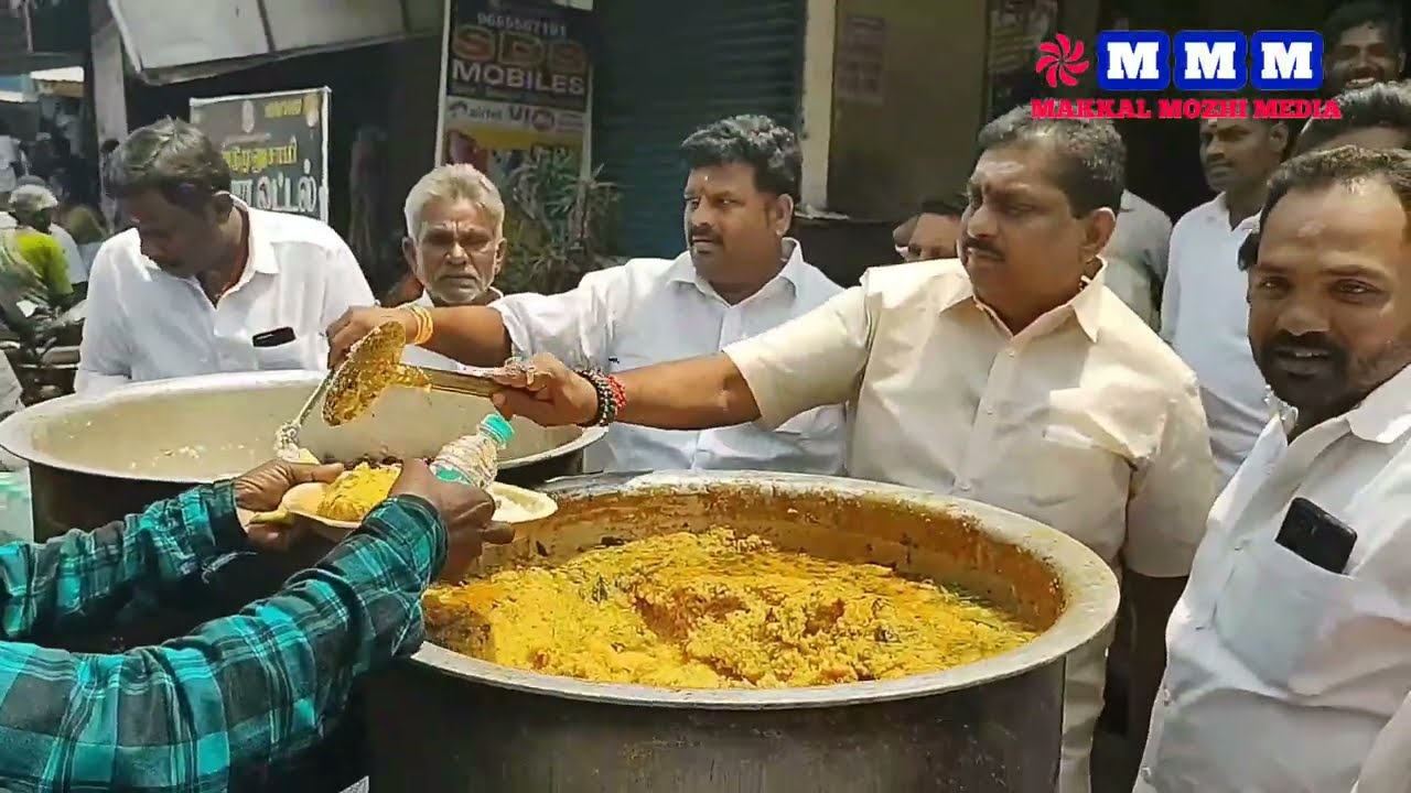 புதுச்சேரிமாநிலம் வில்லியனூர். திருக்காஞ்சி மாசி மக தீர்த்தவாரி. முன்னிட்டு பக்தர்களுக்கு.