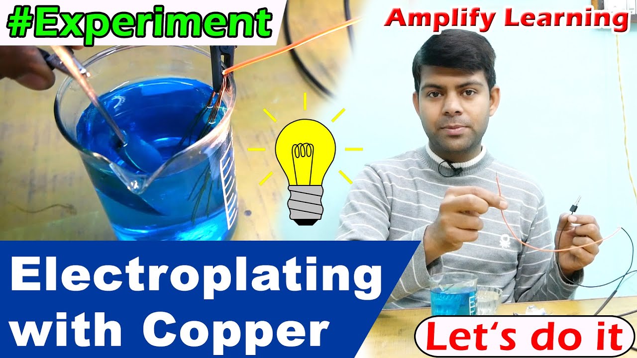 Electroplating with Copper | Uses of Electrolysis - Chemistry in Real Life Experiment