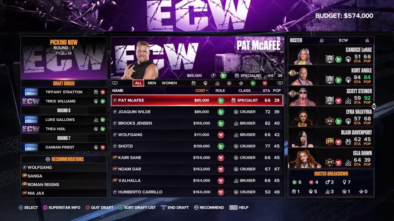WWE 2K24 MyGM Season 5 (Extreme AI) - Hall of Fame and getting the 