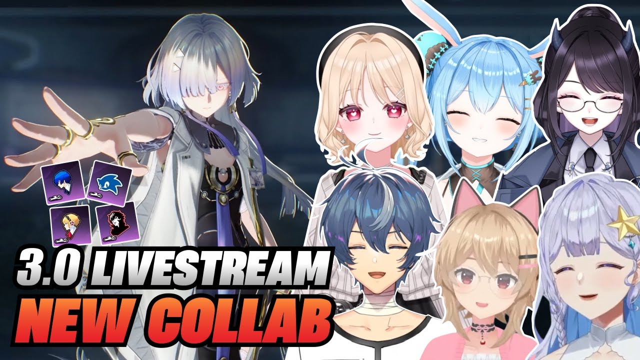 JP Vtubers' Reaction to 3.0 Livestream & Collab Sneak Peek [JP Vtubers Reaction ENG Sub]