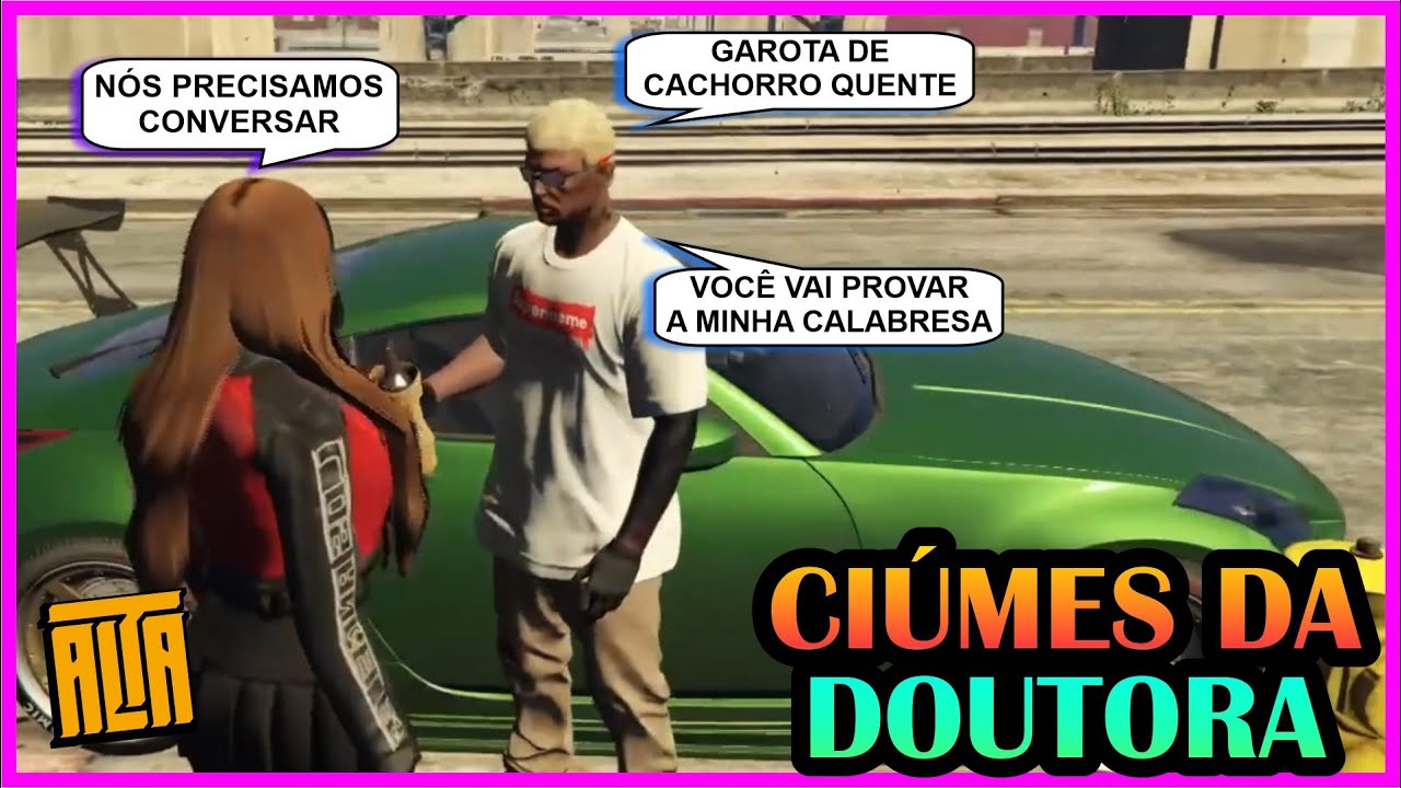 PUDIM SE MORDENDO DE CIUMES PELO CJ | CDA - GTA-RP