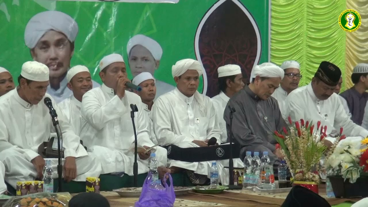 Pembaca'an Maulid Habsyi Bersama KH.MUNAWAR GHOZALI dan GURU ABDUL HAKIM Kampung Melayu Martapura
