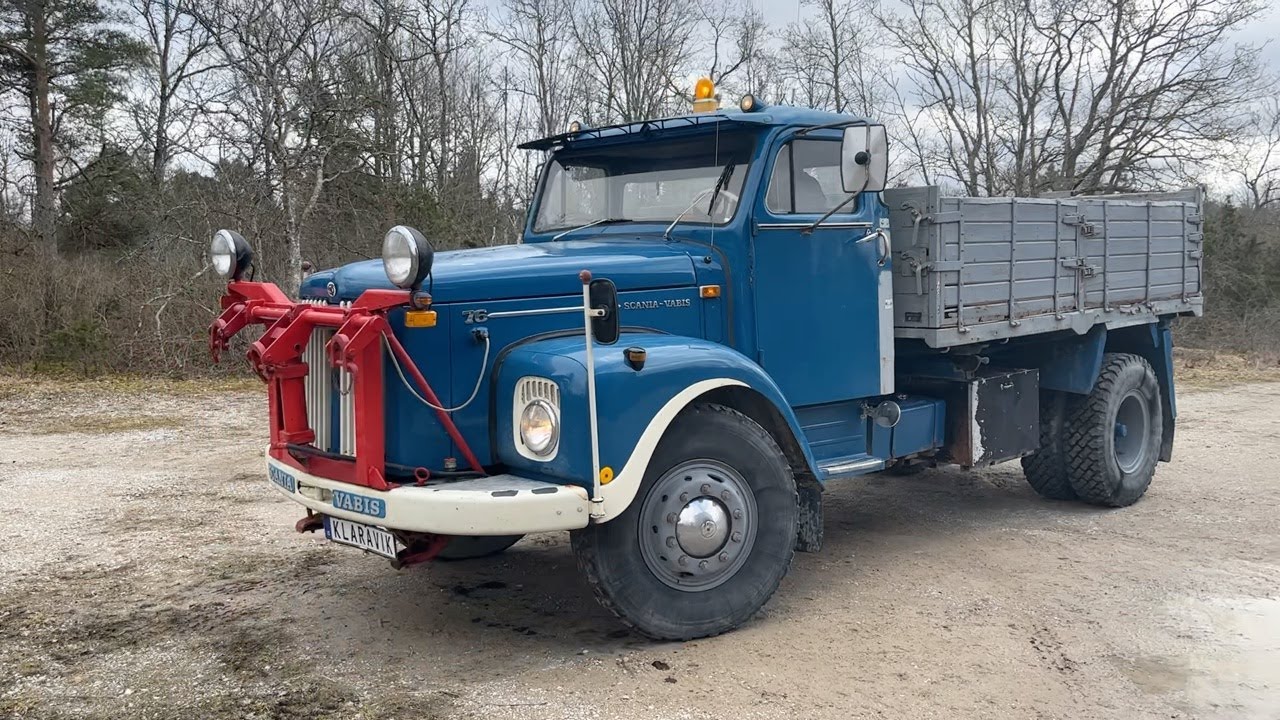 Köp Veteranlastbil Scania Vabis 76 super med tipp  på Klaravik